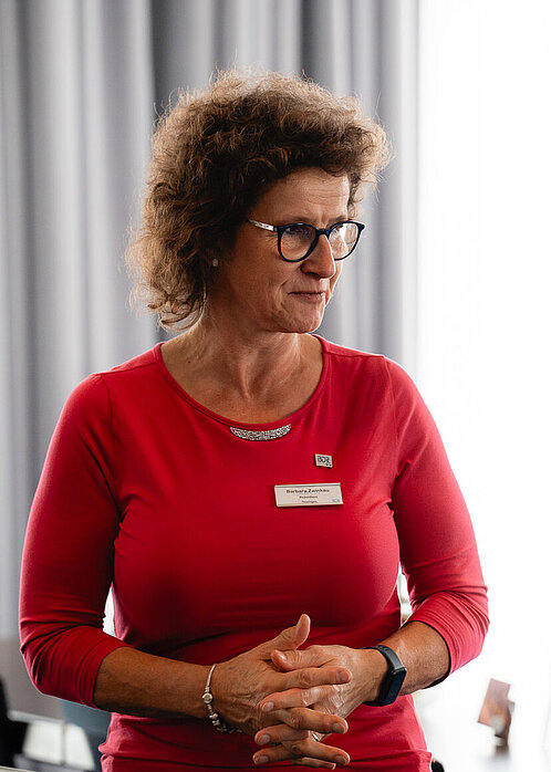 Barbara Zwinkau wird zur neuen Vorsitzenden des Fördervereins gewählt. 