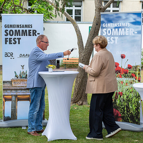 Impressionen vom gemeinsamen Sommerfest BDR/DGVB/DAAV