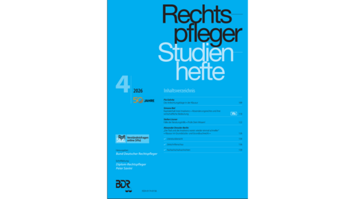 Rechtspfleger Studienhefte 4/2026