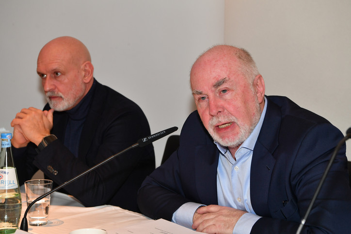 Stv. Bundesvorsitzender Volker Geyer und Bundesvorsitzender Ulrich Silberbach 