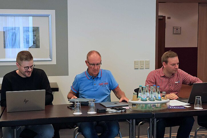 Auf der Bundesleitungssitzung Philipp Bruhn