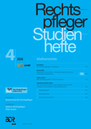Rechtspflegerstudienheft 4/2026 Rechtspflegerstudienheft 4/2026