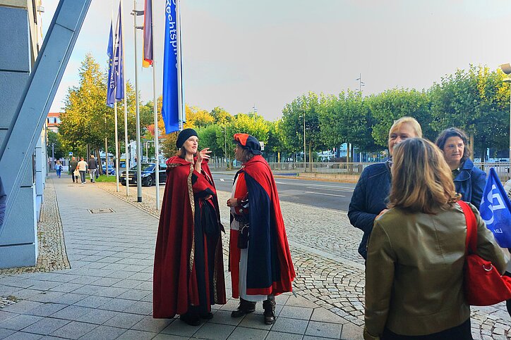 Impressionen von der Stadtwächterführung in Erfurt