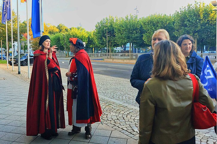 Impressionen von der Stadtwächterführung in Erfurt