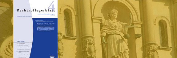 Zur aktuellen Ausgabe des Rechtspflegerblattes